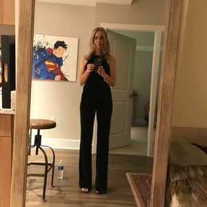 RYSE The Label Lauren Mesh Cut Out Jumpsuit size XS